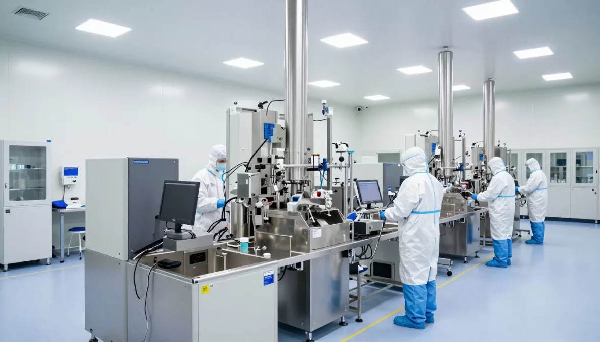Novo Nordisk manufacturing facility producing diabetes and obesity medications
