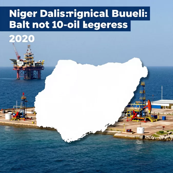 Oil production facilities in Nigeria's Niger Delta