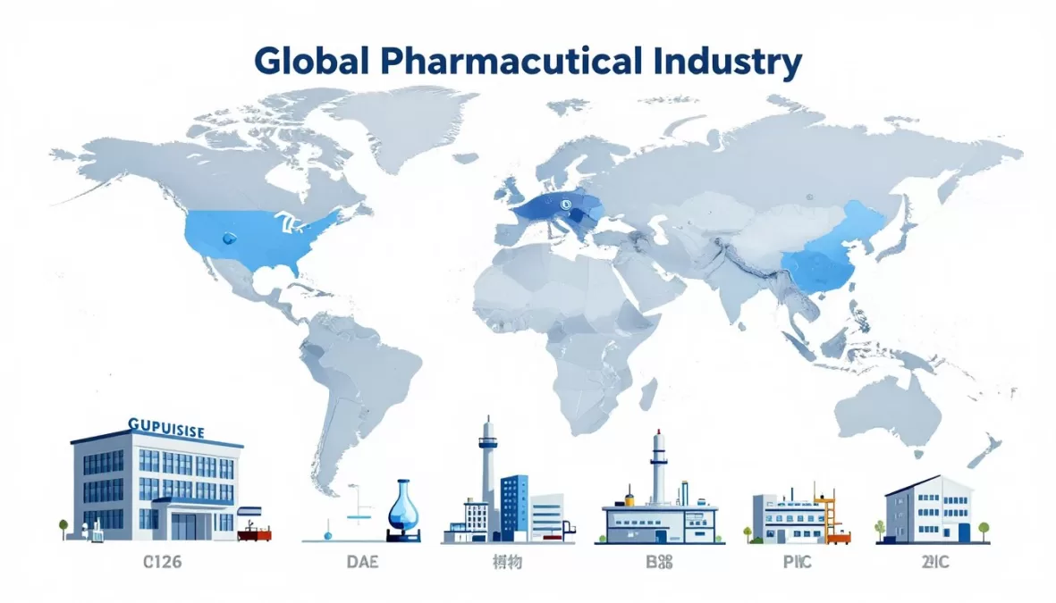Pharmaceutical industry global landscape showing top 10 pharmaceutical companies in world 2026