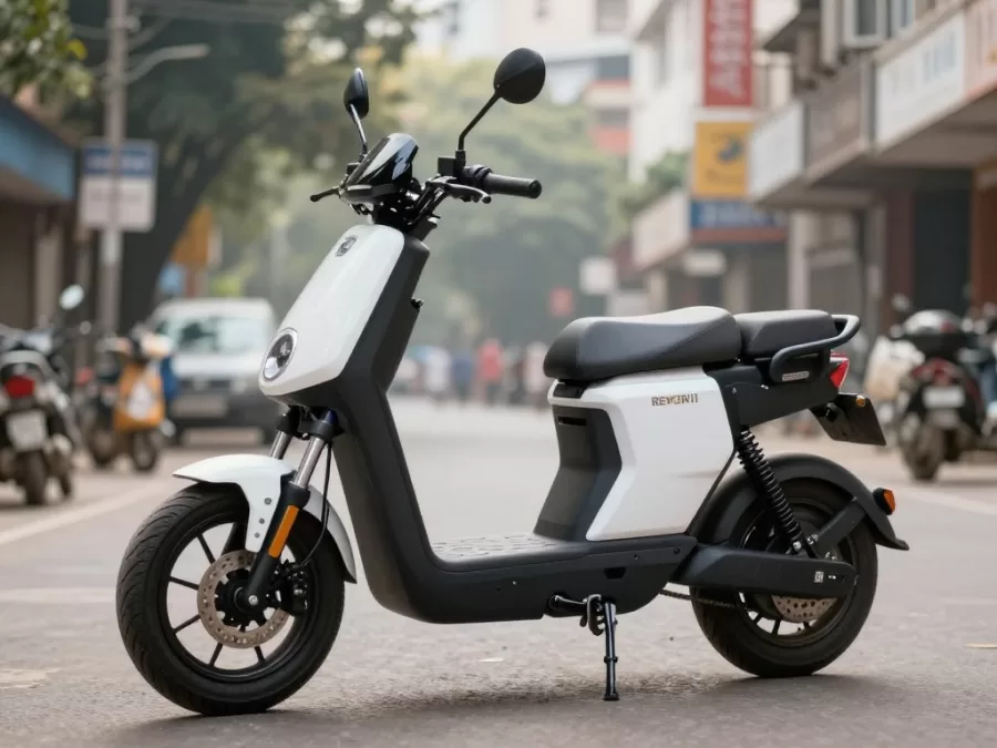 Revolt RV1 electric bike in urban setting