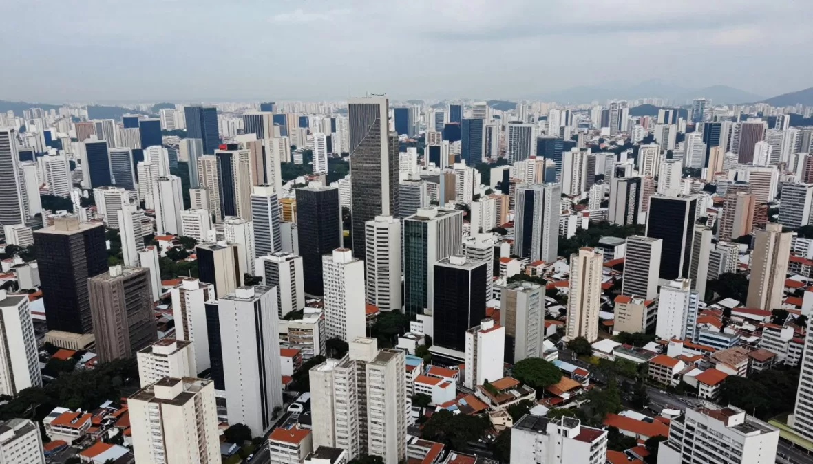 São Paulo's vast urban landscape showing South America's largest city with its impressive skyline and urban sprawl