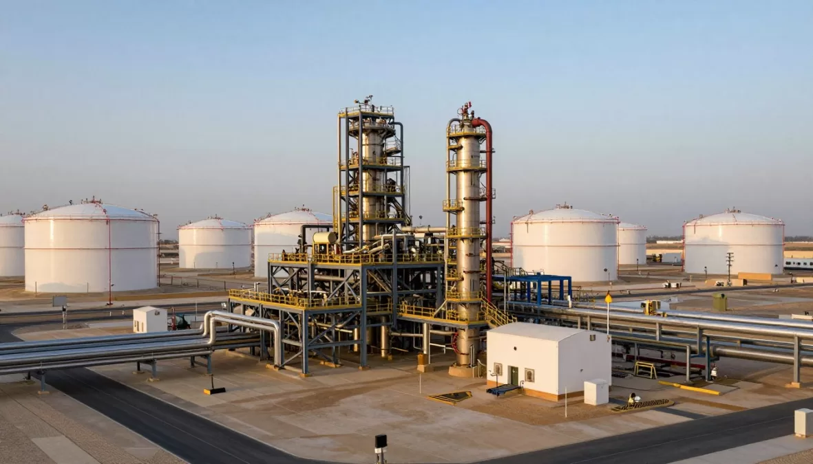 Saudi Aramco oil processing facility with modern infrastructure representing Saudi Arabia's position among top oil producing countries in 2026