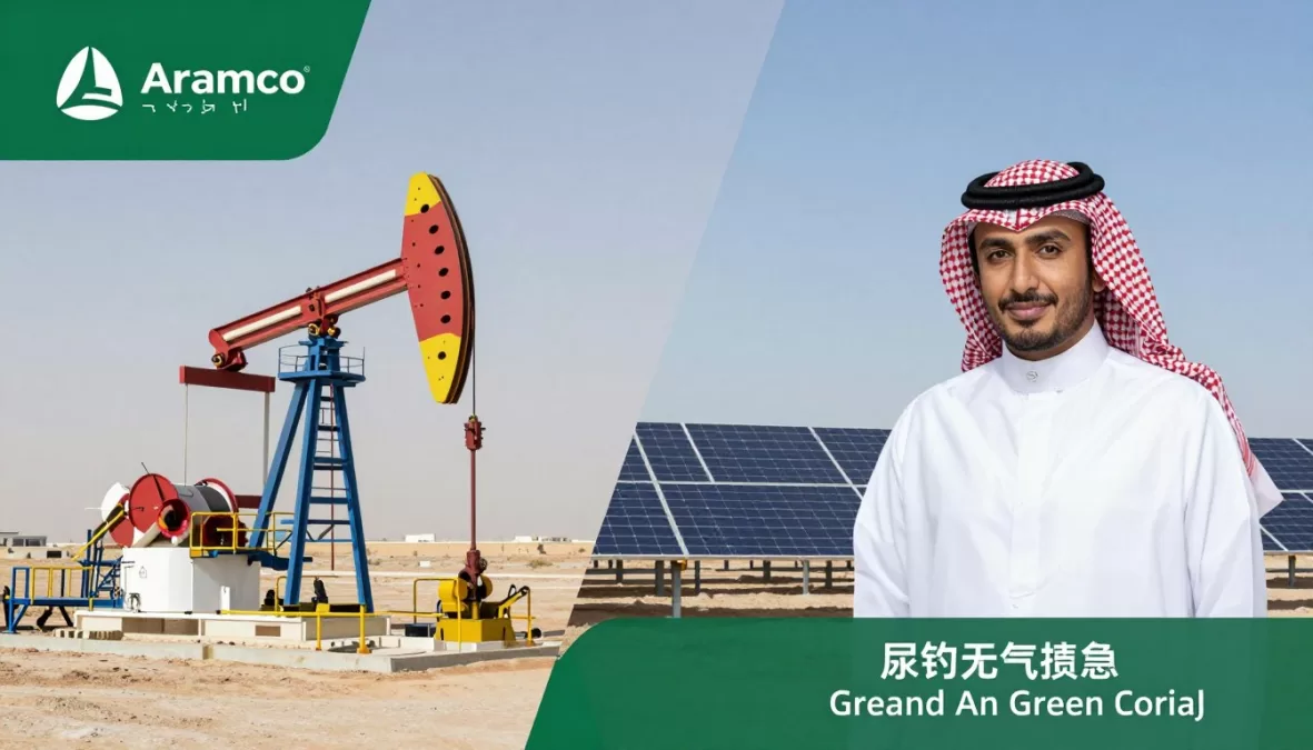 Saudi Aramco's oil production facilities and renewable energy investments, making it one of the most valuable companies in the world 2026