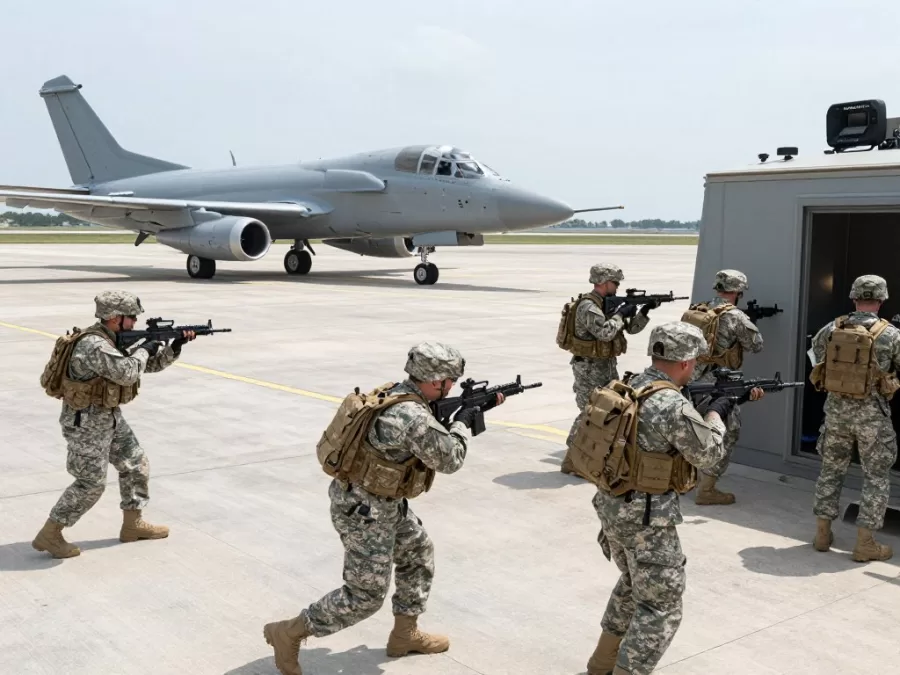 US military conducting joint operations exercise for Venezuela vs USA military comparison