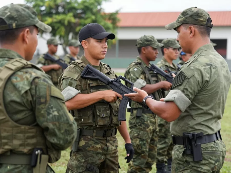 Venezuelan militia training for asymmetric warfare for Venezuela vs USA military comparison