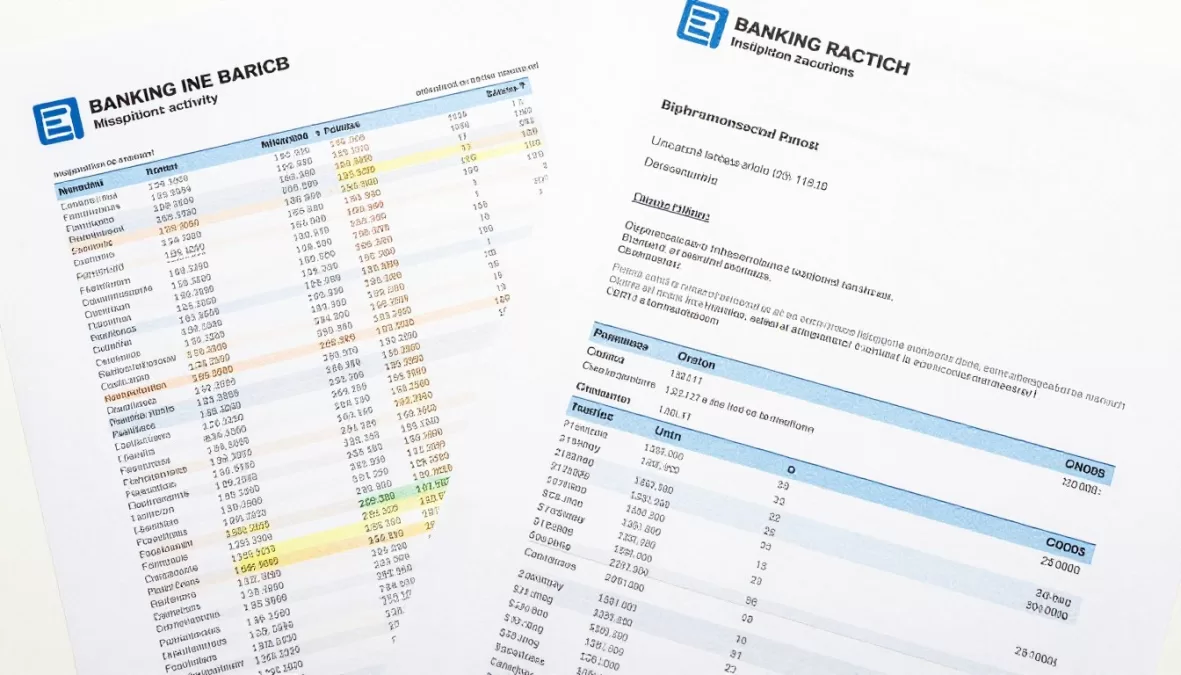 Banking documents showing suspicious transaction reports related to Epstein