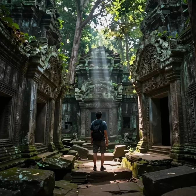 Crimson Desert discovering hidden ancient ruins