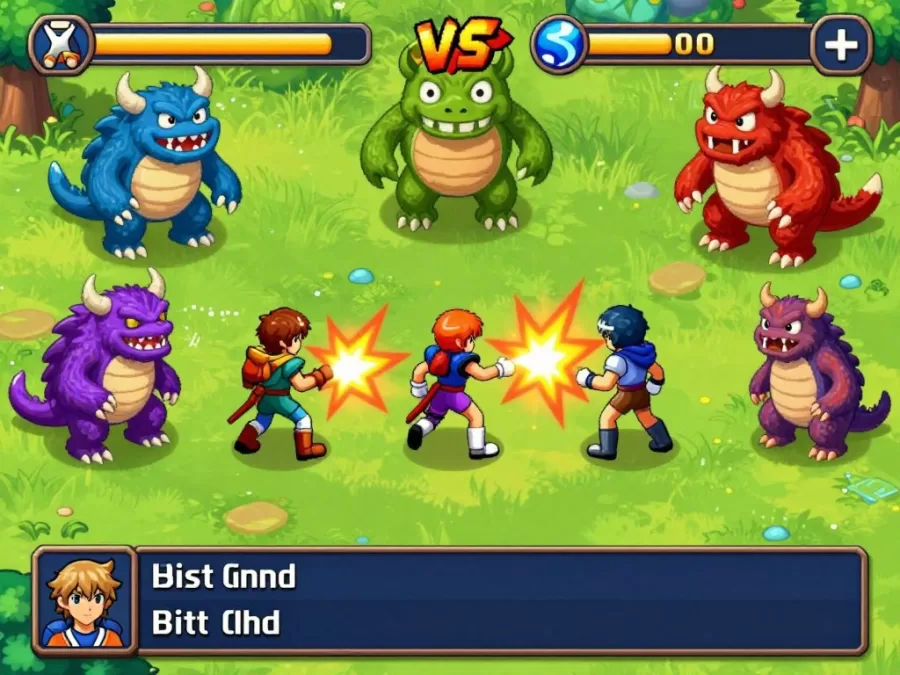 Dragon Quest VII battle system with HD-2D graphics