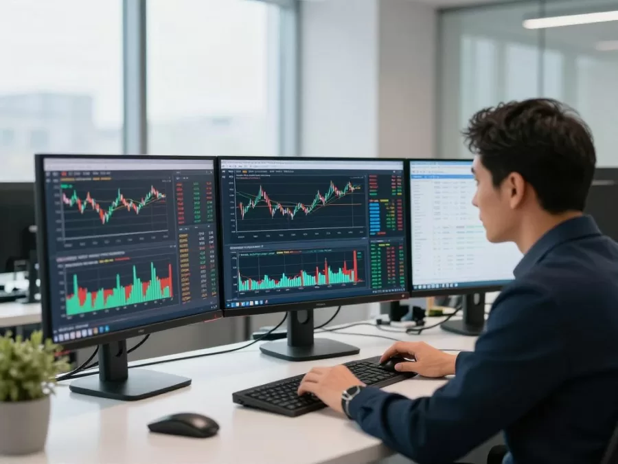 Financial analyst working with data for most in-demand bachelor's degrees 2026