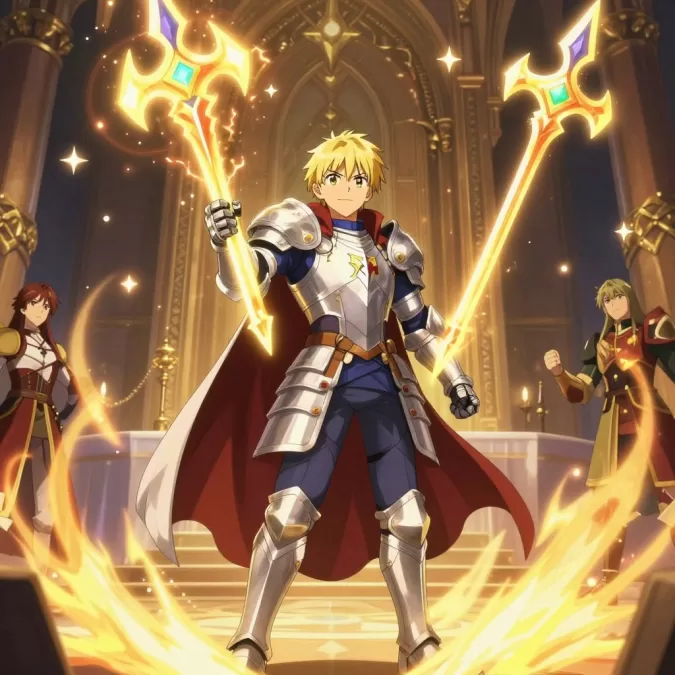 Fire Emblem character class promotion ceremony