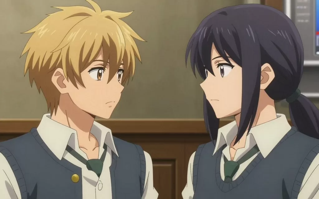 Fire Emblem support conversation between two characters