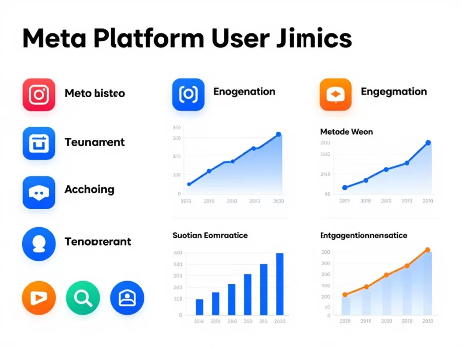 Meta social media user engagement statistics