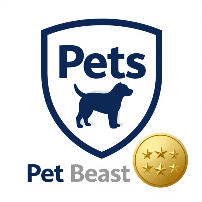 Pets Best logo with five-star rating badge for top pet insurance companies 2026