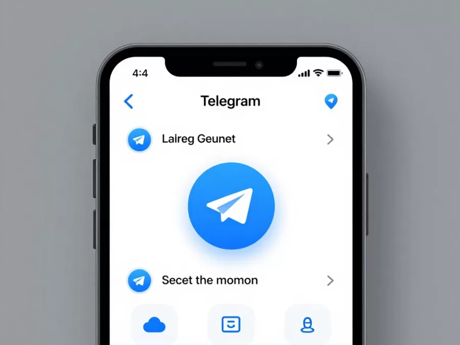 Telegram messenger showing channels, groups, and privacy features