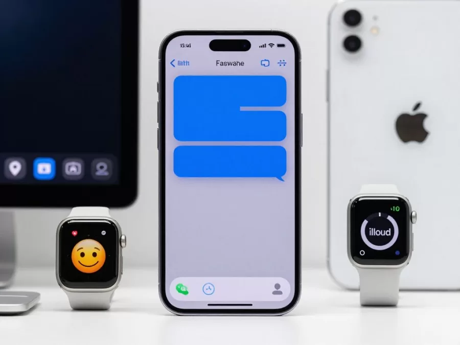 iMessage interface showing seamless Apple ecosystem integration
