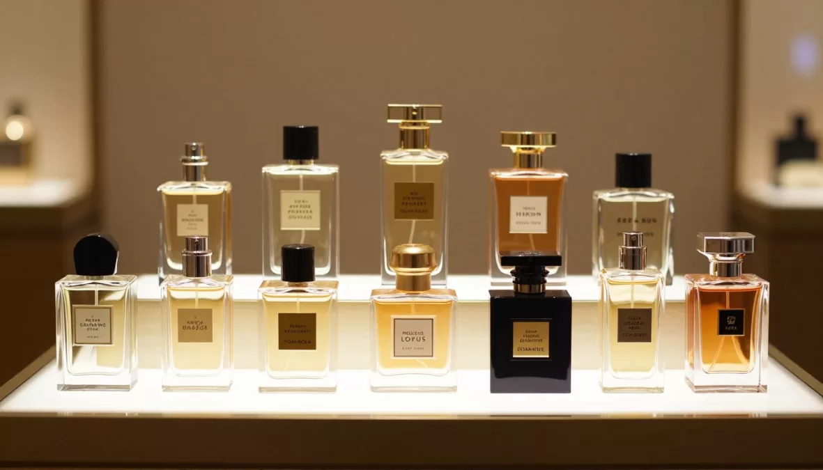 Collection of top Middle Eastern perfumes for women