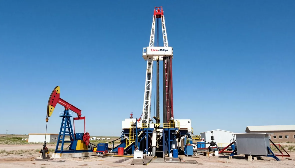 ConocoPhillips onshore drilling operations in shale basin