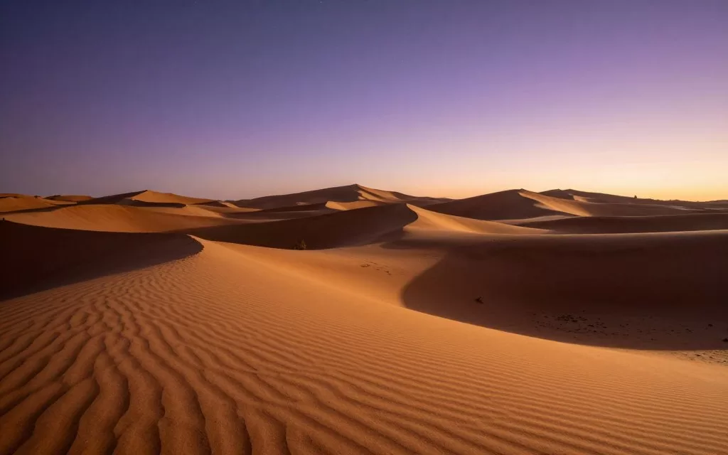 Desert landscape inspiration for Tom Ford Sahara Noir fragrance