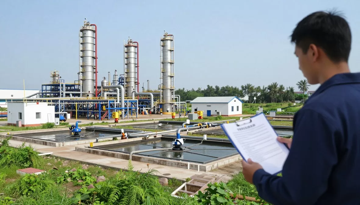 Environmental protection measures in oil production and crude oil export operations