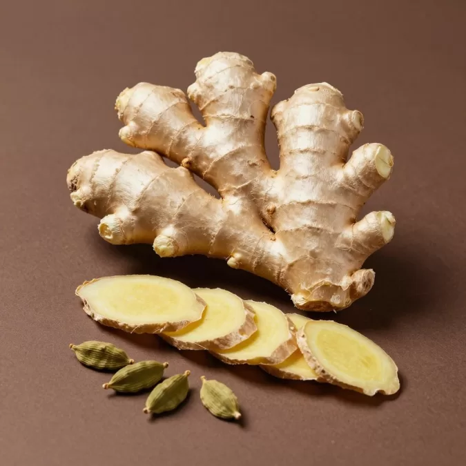 Ginger and cardamom spices used in Nishane Ani