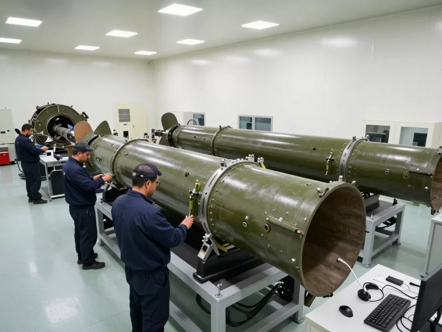 Iranian missile production facility showing manufacturing capabilities