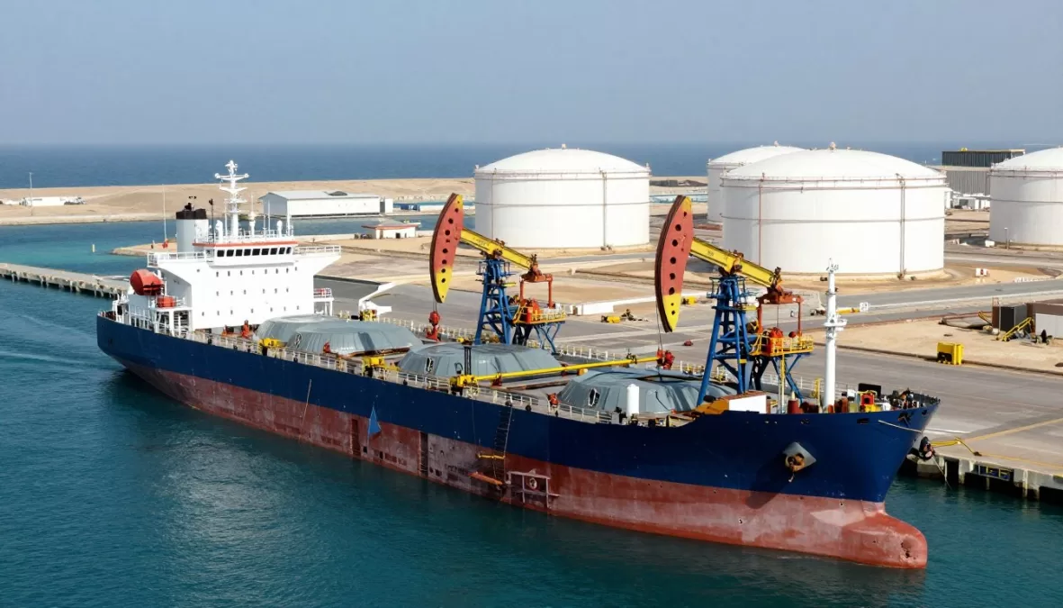Iraq crude oil export terminals and barrels oil per day shipping capacity