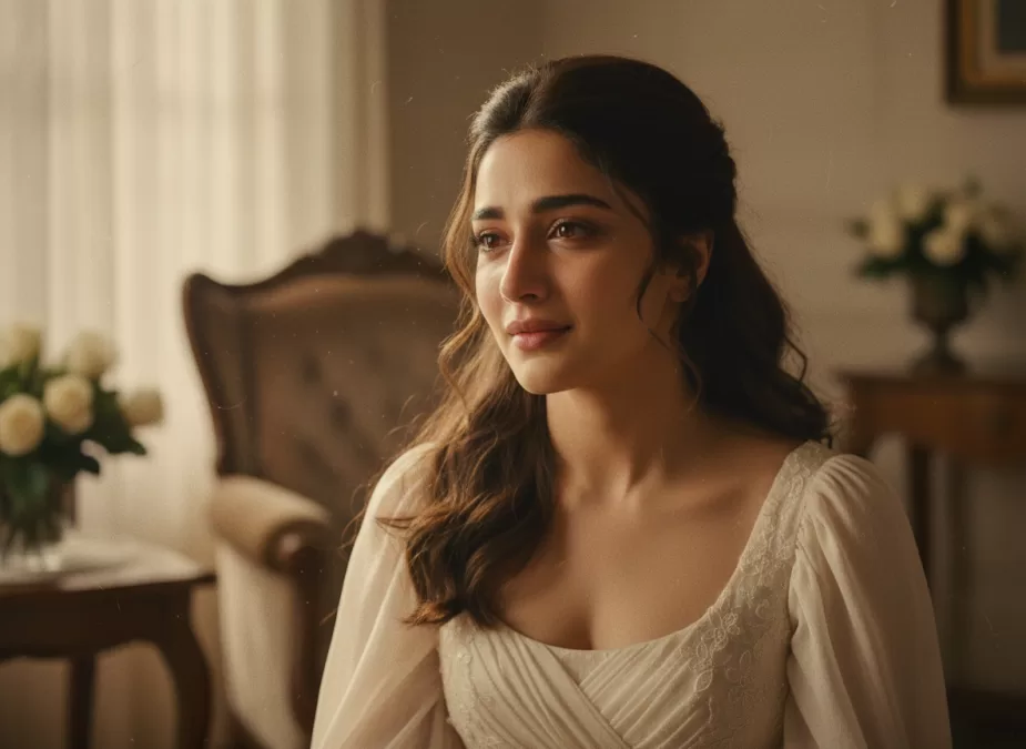 Kiara Advani in romantic film scene