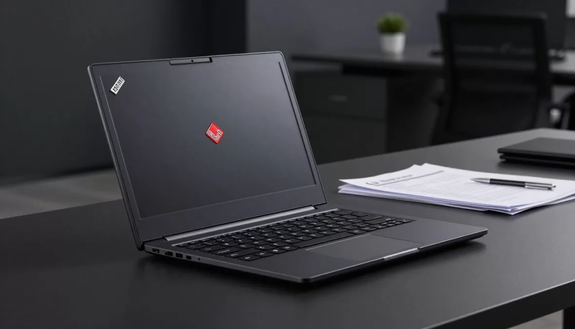 Lenovo ThinkPad X1 Carbon laptop in professional setting