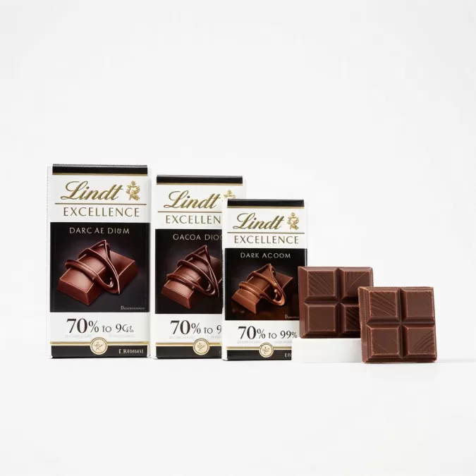 Lindt Excellence dark chocolate bars variety