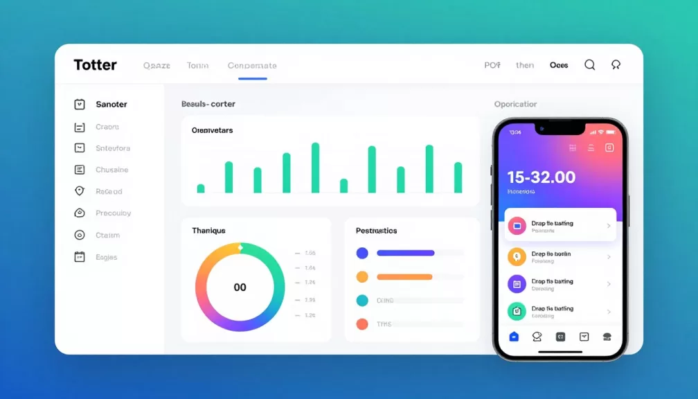 Modern landing page builder interface showcasing design tools and conversion optimization features