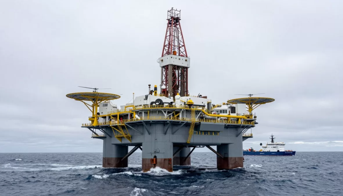 Norway North Sea oil platforms and crude oil export infrastructure barrels oil per day