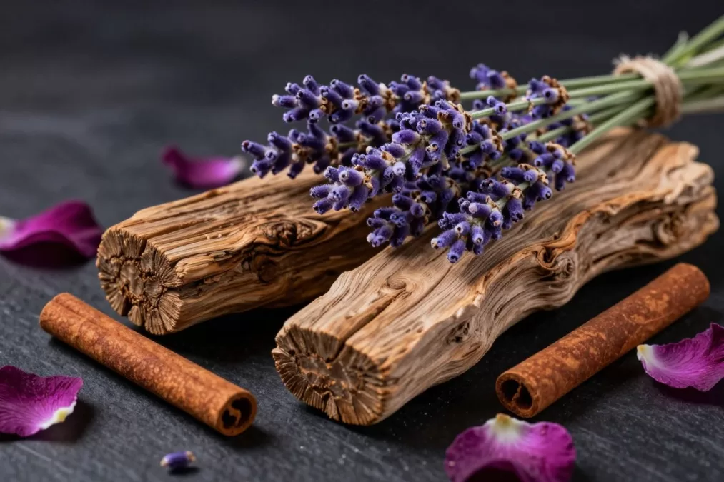 Oud wood and lavender ingredients in Xerjoff Alexandria II