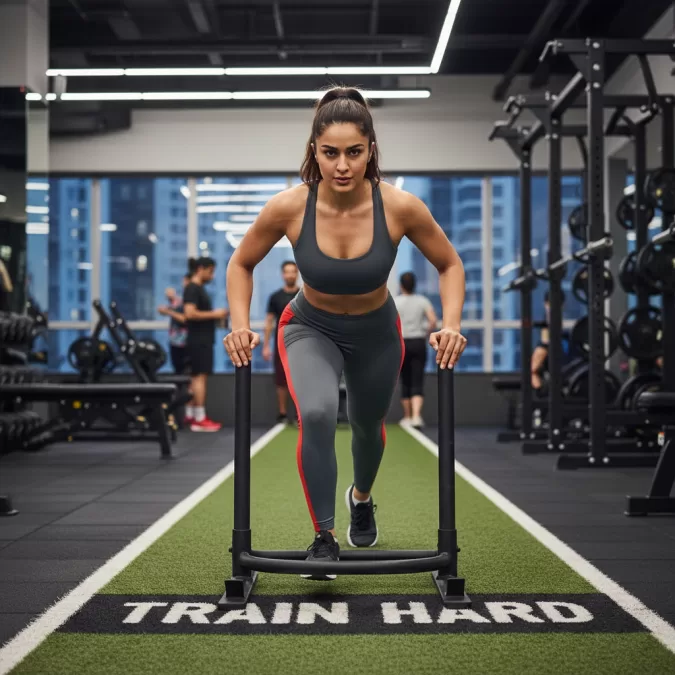 Sara Ali Khan fitness training session