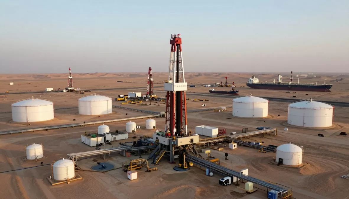 Saudi Arabia oil fields and crude oil export facilities with barrels per day capacity