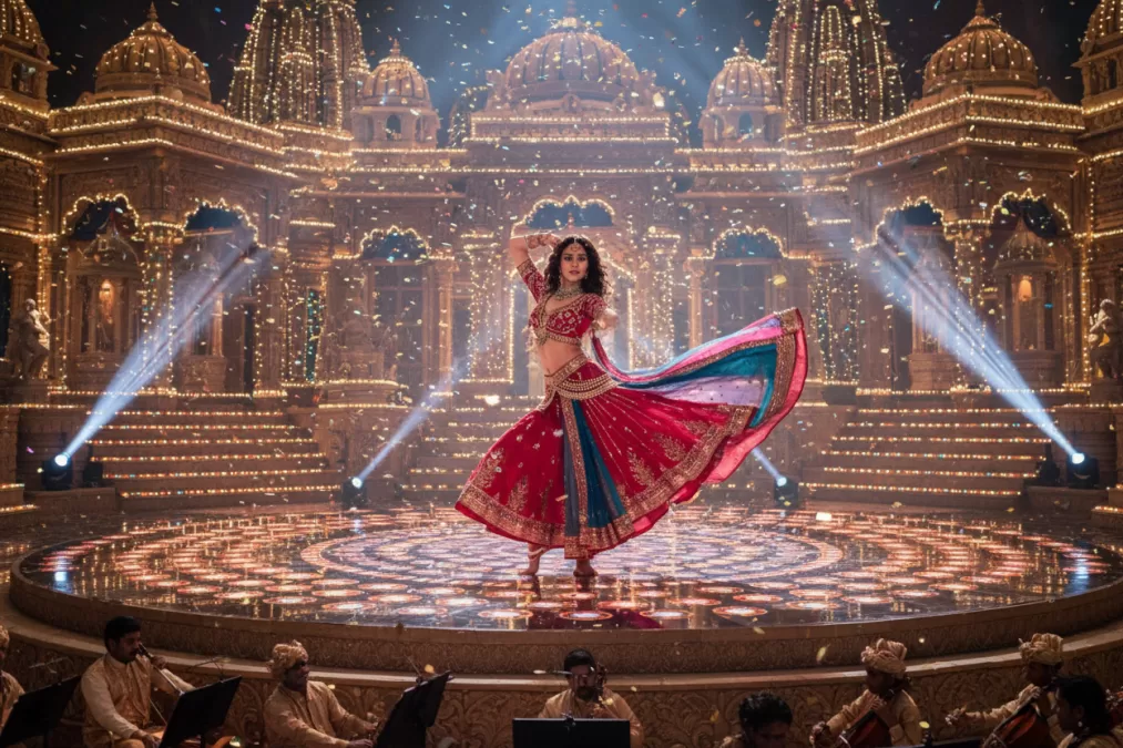 Tara Sutaria performing song sequence in film