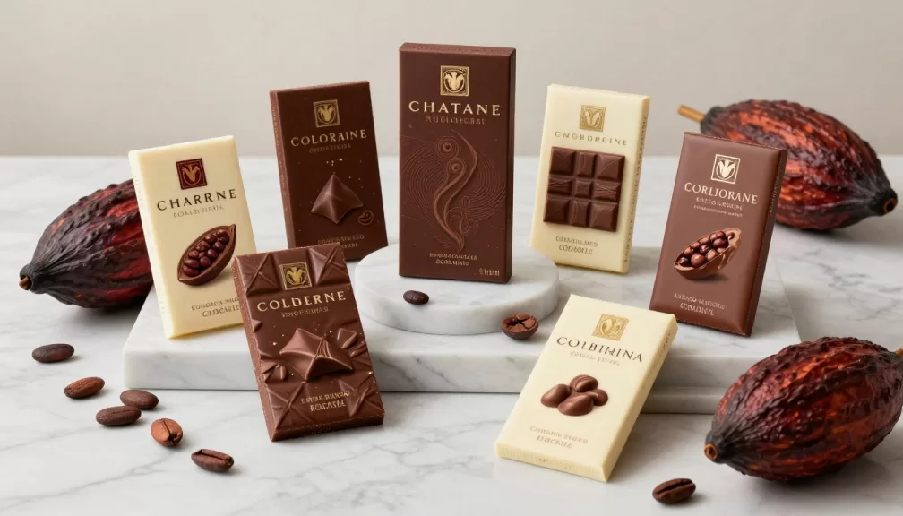 top 10 chocolate brands in the world 2026 luxury chocolate bars display