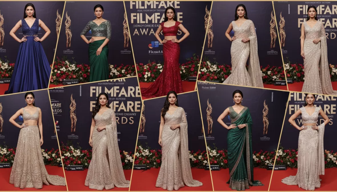 top 10 young actress in india posing together at award ceremony