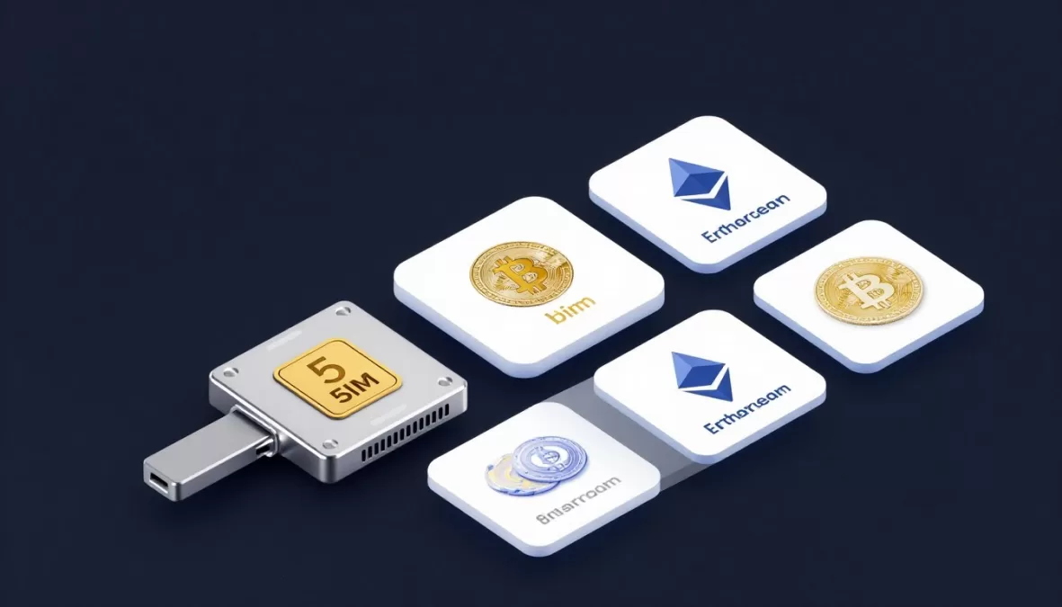 5SIM platform with cryptocurrency payment options