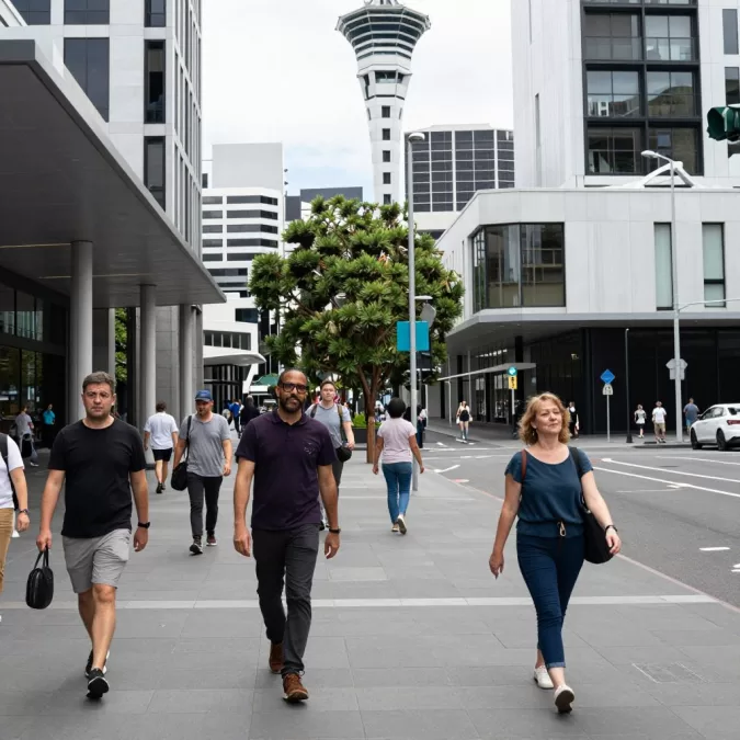 Auckland New Zealand safe city center