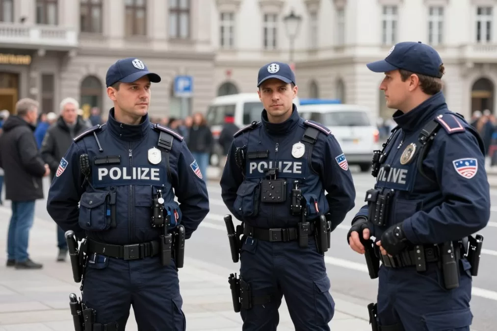 Austria Vienna police patrol