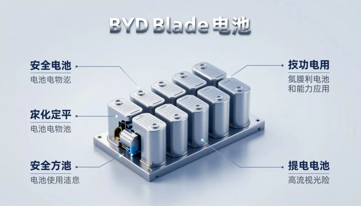 BYD Blade Battery technology showcase