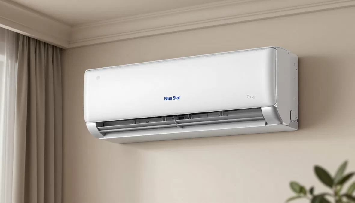 Blue Star precision cooling air conditioner displaying premium build quality and advanced features