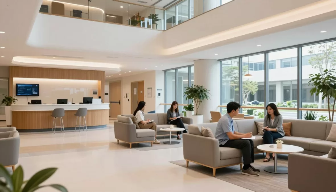Cedars-Sinai Medical Center patient lobby
