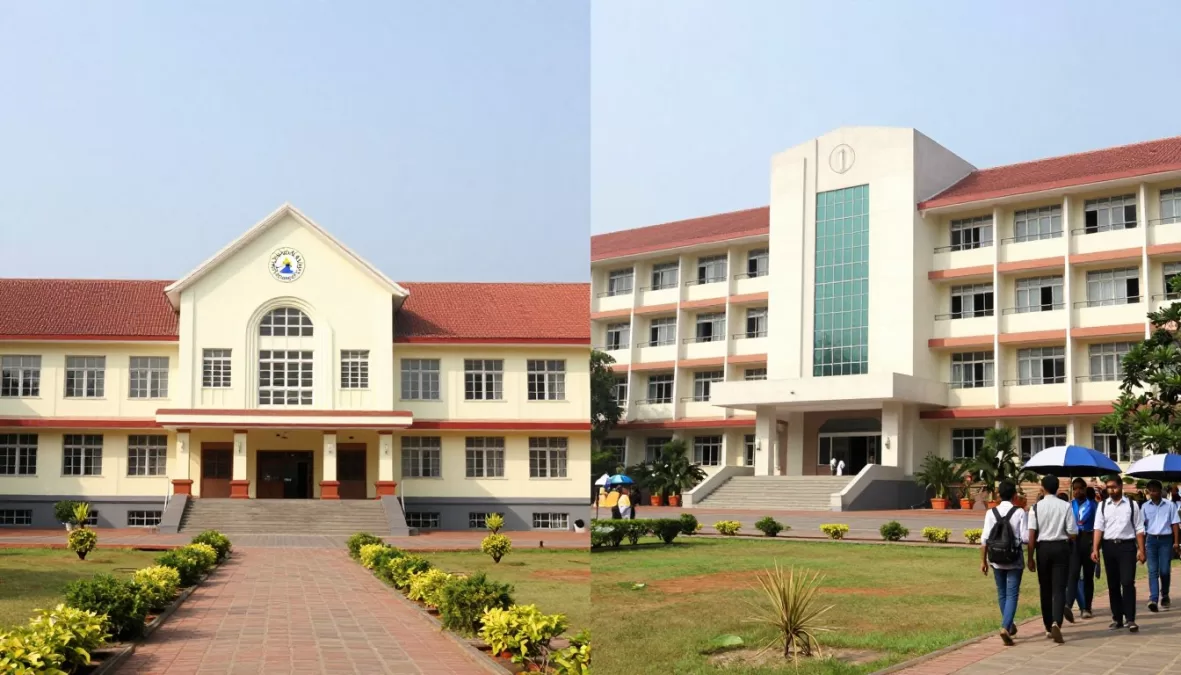 Comparison of government and private engineering colleges