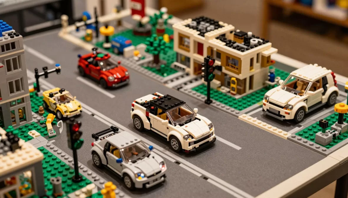 Complete Smart Lego city creation with multiple programmed vehicles Complete Smart Lego city creation with multiple programmed vehicles