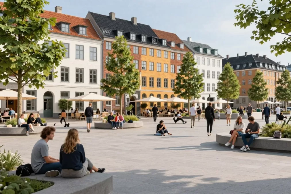 Copenhagen safe public space design