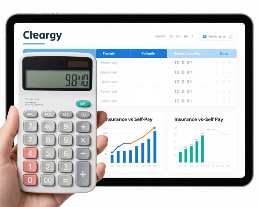 Cost comparison calculator for therapy platforms