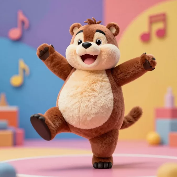 Dancing King George Beaver performing dance routine