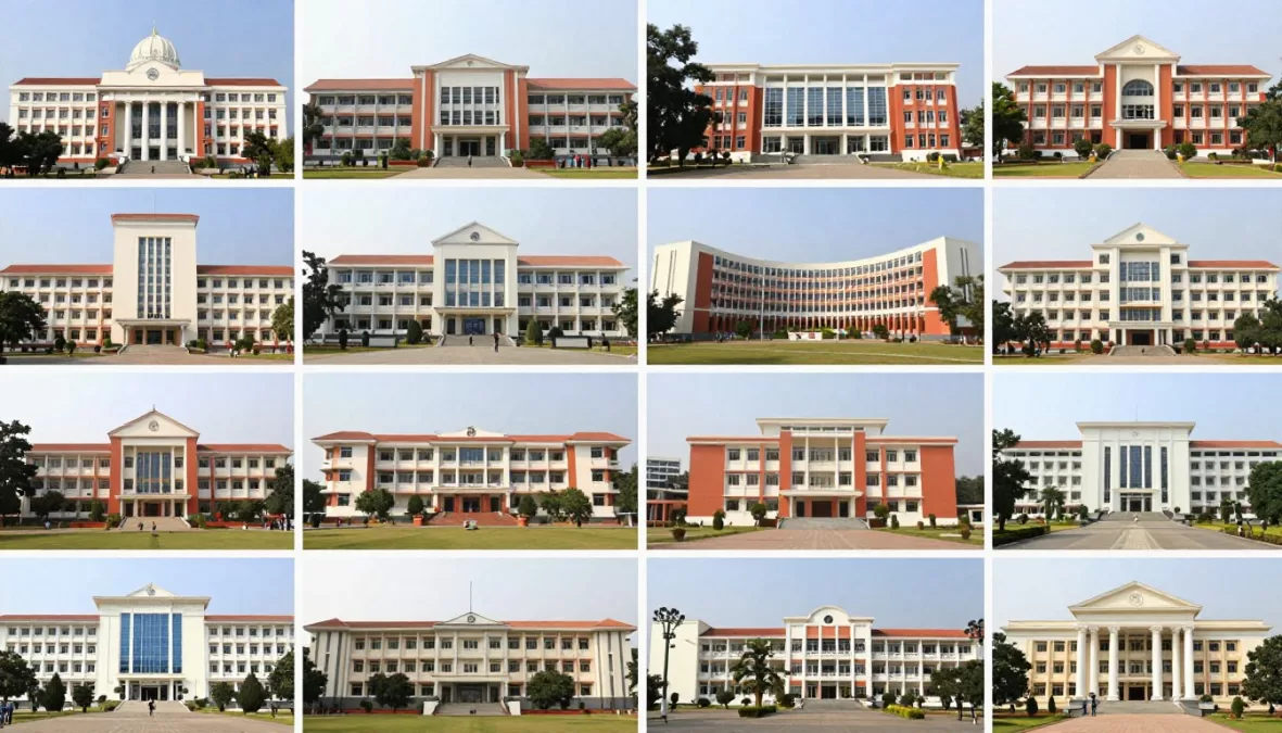 Diverse engineering colleges across India