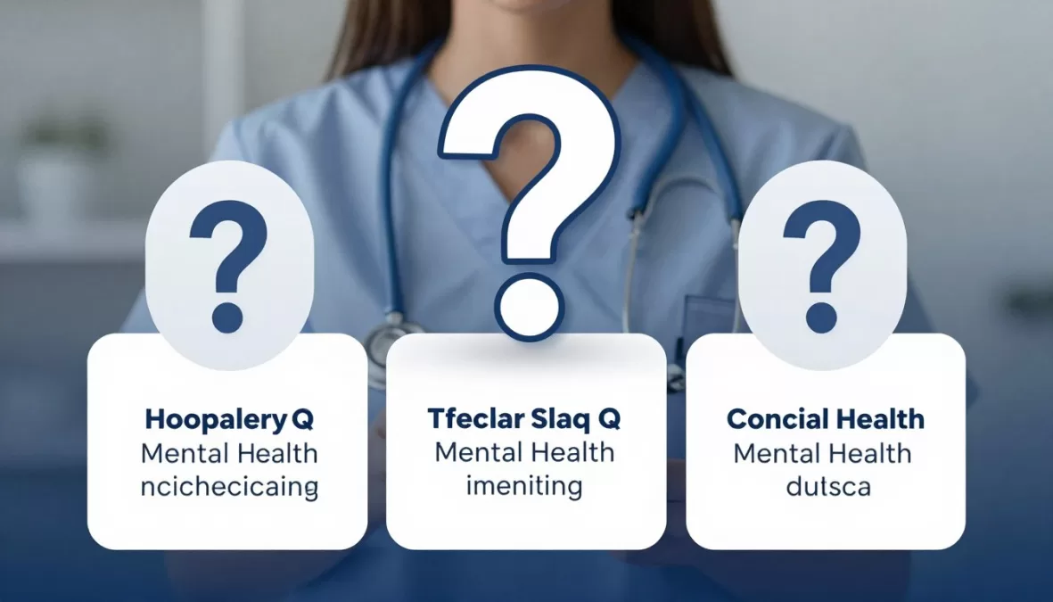 FAQ concept for online therapy questions